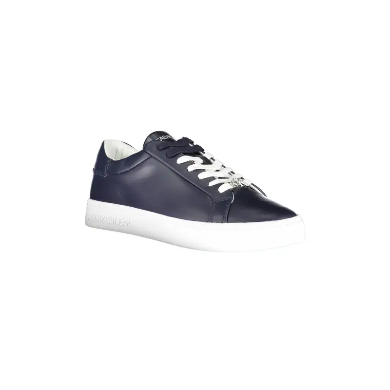 Sneakers Uomo Blu Dettagli a Contrasto miniatura 2