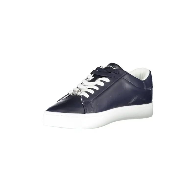 Sneakers Uomo Blu Dettagli a Contrasto miniatura 3