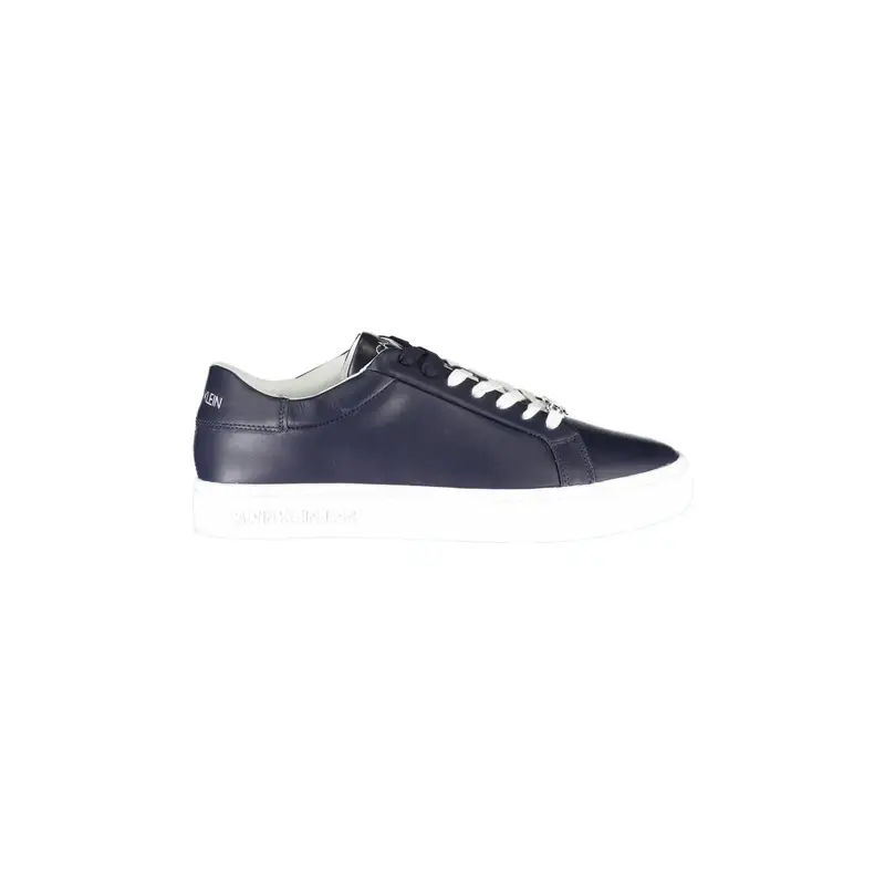 Sneakers Uomo Blu Dettagli a Contrasto
