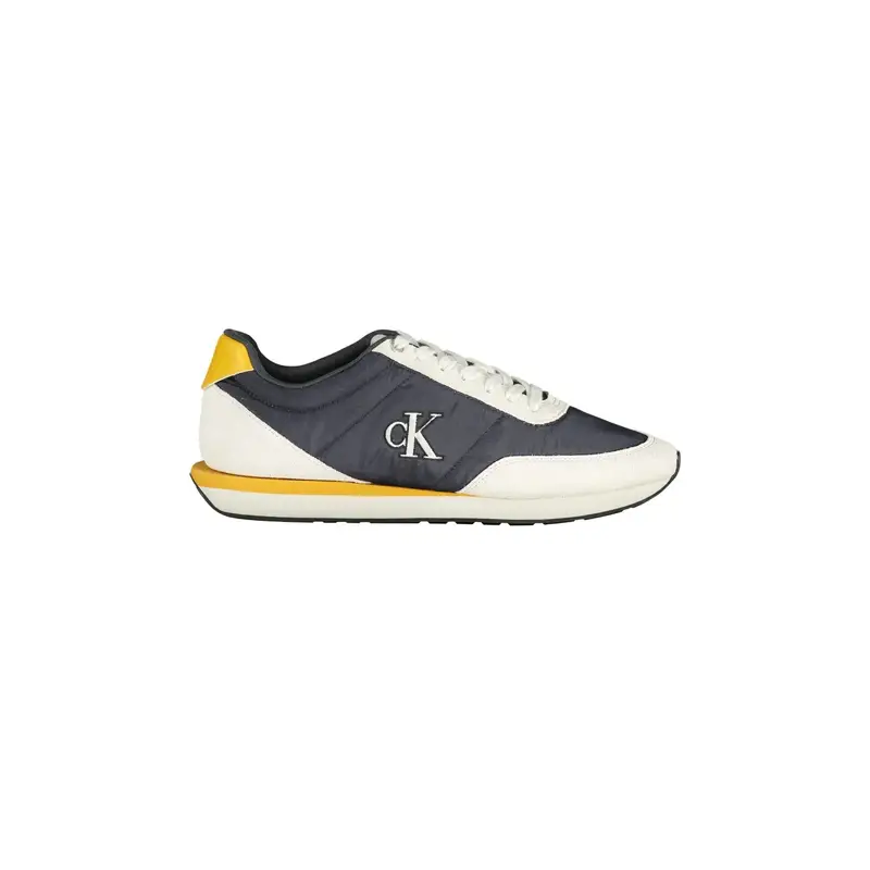 Sneakers Uomo Blu Ricamo
