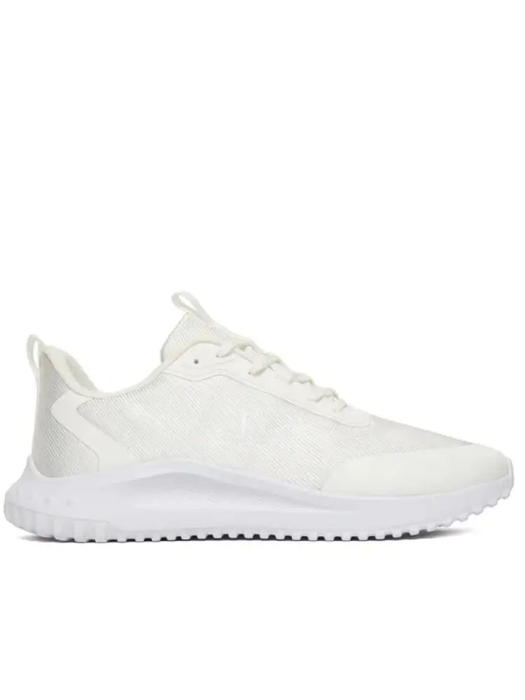 sneakers uomo eva runner bianche con logo laterale
