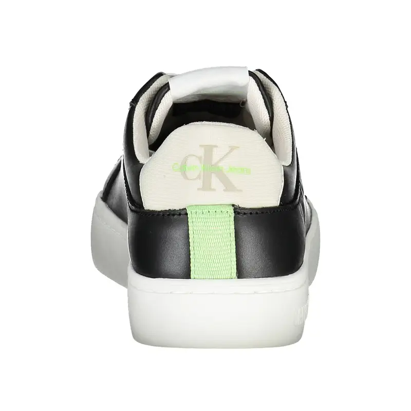 Calvin Klein Sneakers Uomo Nero con Stampa Logo miniatura 2