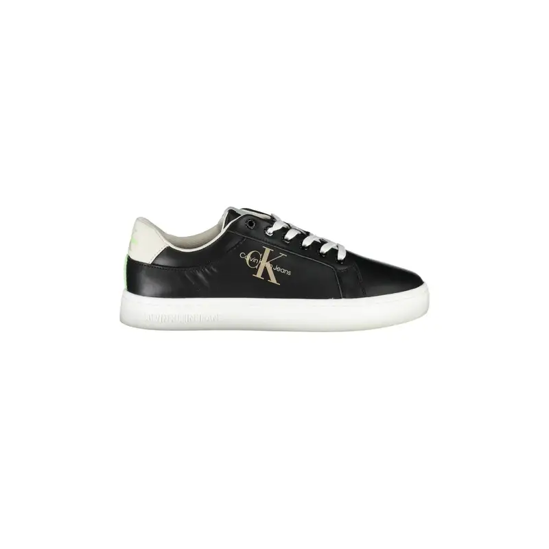 Calvin Klein Sneakers Uomo Nero con Stampa Logo