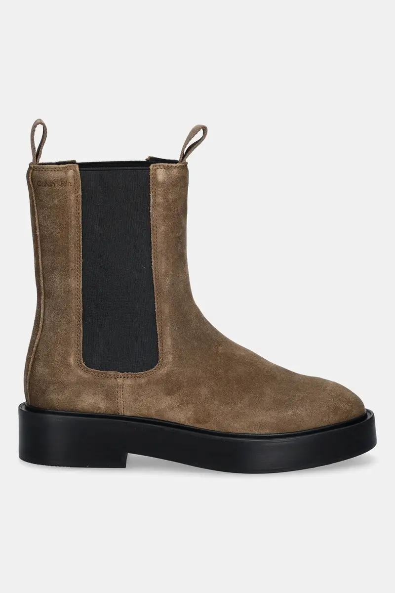 Calvin Klein Stivaletti Chelsea Donna Marrone 3250540 miniatura 2