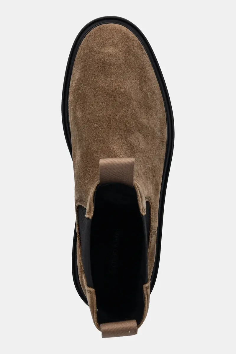 Calvin Klein Stivaletti Chelsea Donna Marrone 3250540 miniatura 4