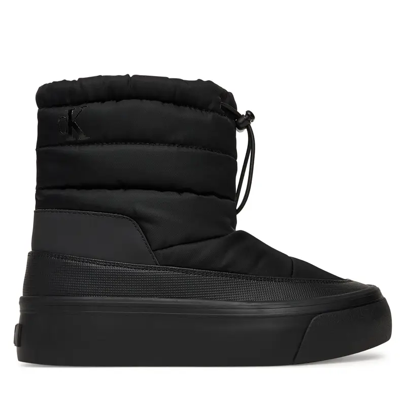 Stivali da neve Calvin Klein Vulc Flatf Snowboot Nylon Mix Mg YW0YW01977 Nero