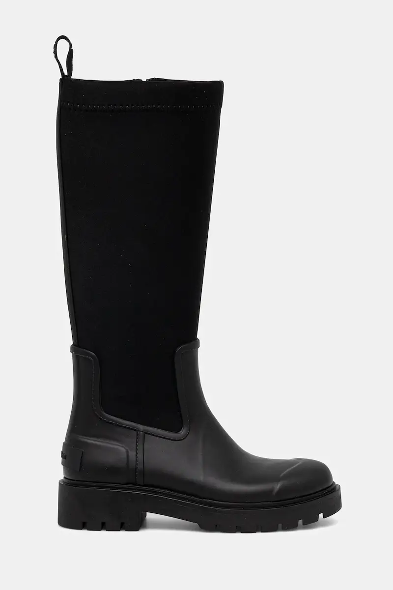 stivali di gomma HIGH RAINBOOT NEOPRENE donna colore nero YW0YW02002 miniatura 2