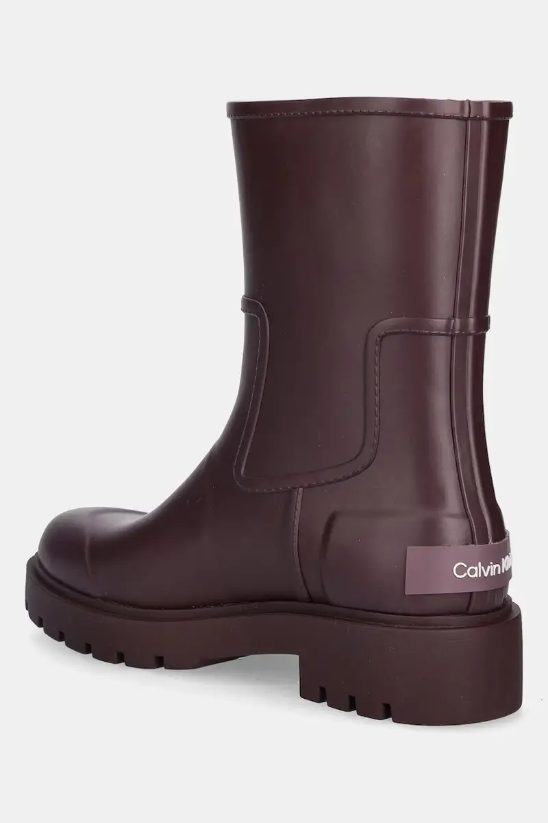stivali di gomma MID RAINBOOT RUBBER donna colore granata YW0YW02004 miniatura 3