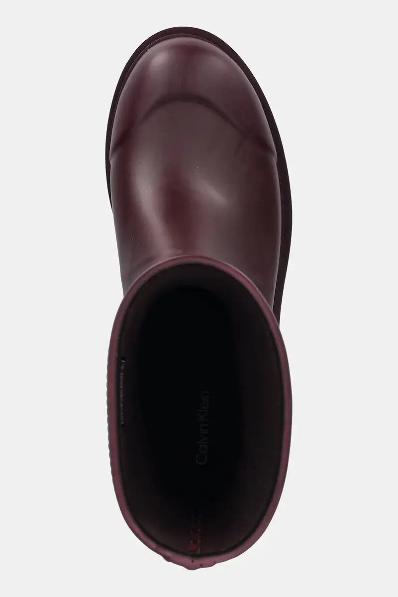 stivali di gomma MID RAINBOOT RUBBER donna colore granata YW0YW02004 miniatura 4