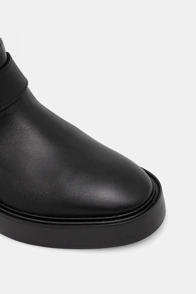 stivali in pelle CONCAVE WELT UKT BIKER PB donna colore nero YW0YW01972 miniatura 4