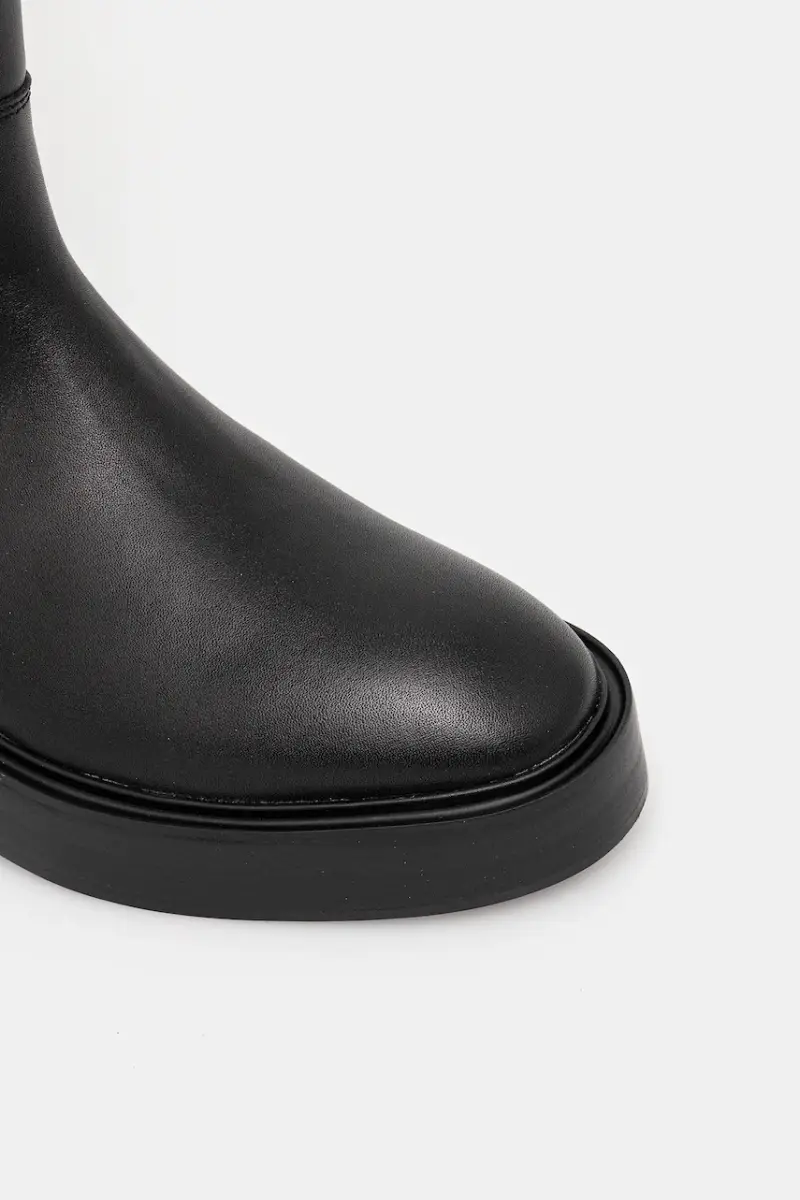 stivali in pelle CONCAVE WELT UKT BOOT LTH Nero miniatura 4