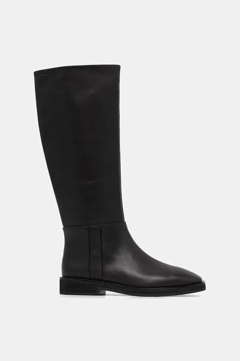 stivali in pelle FORMAL UTK BOOT LTH donna colore marrone HW0HW02599 miniatura 2