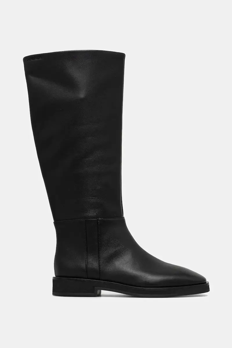 stivali in pelle FORMAL UTK BOOT LTH donna colore nero HW0HW02599 miniatura 2