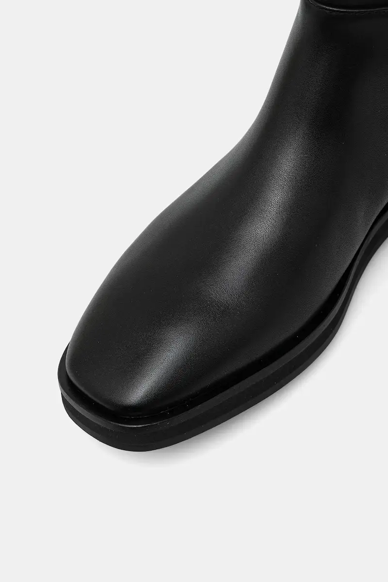 stivali in pelle FORMAL UTK BOOT LTH donna colore nero HW0HW02599 miniatura 4