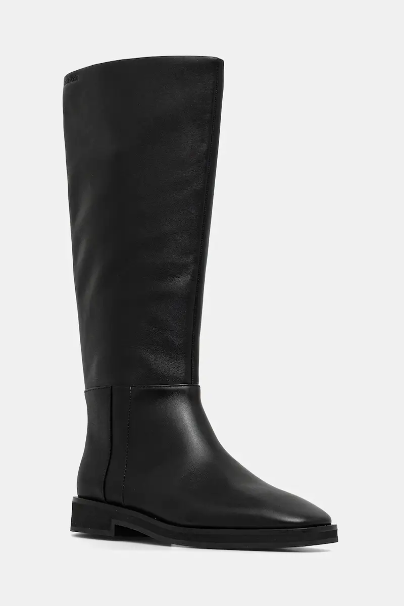 stivali in pelle FORMAL UTK BOOT LTH donna colore nero HW0HW02599