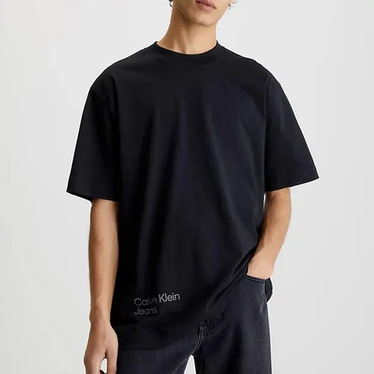 Calvin Klein T-shirt Uomo Nero 4099945 miniatura 3
