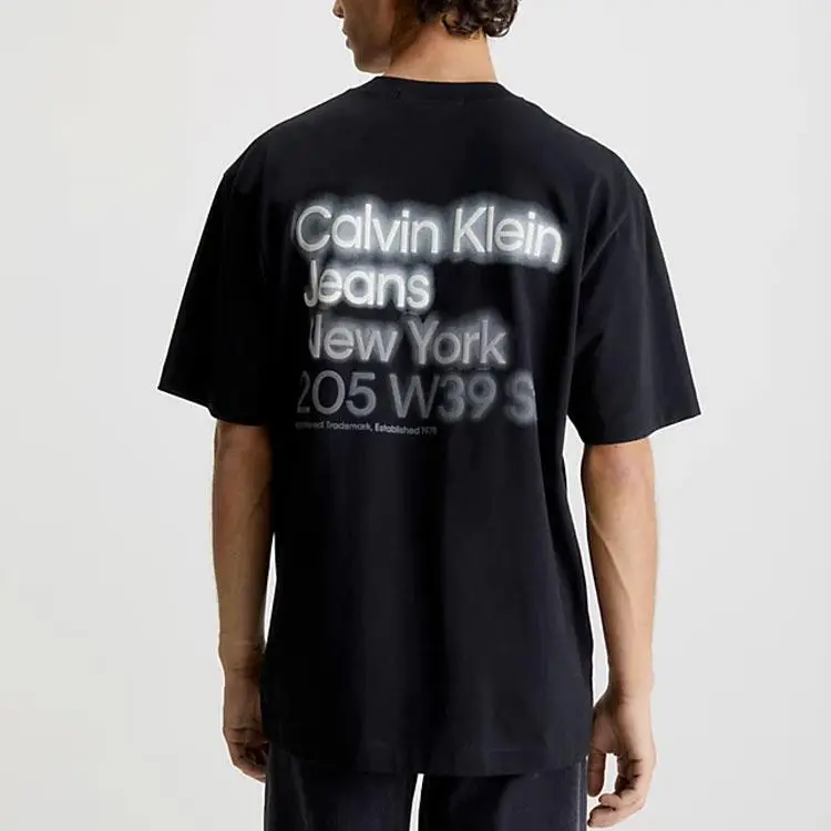 Calvin Klein T-shirt Uomo Nero 4099945 miniatura 5