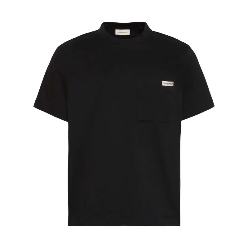 T-Shirt Con Taschino Logo Nero Uomo M