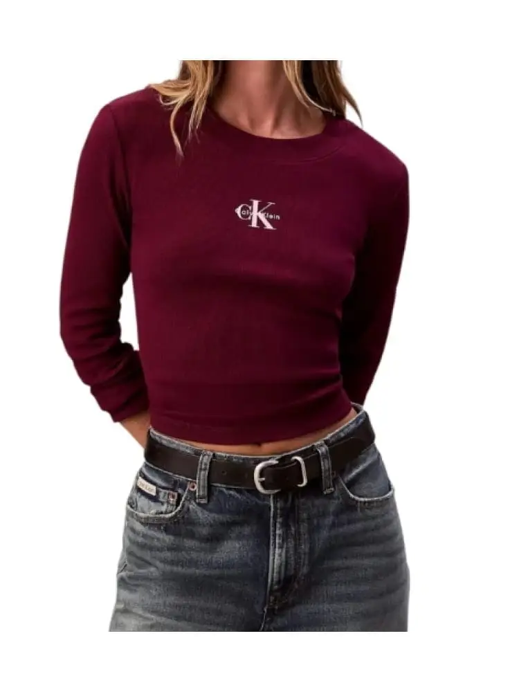Calvin Klein T-shirt Donna Bordeaux 4369900