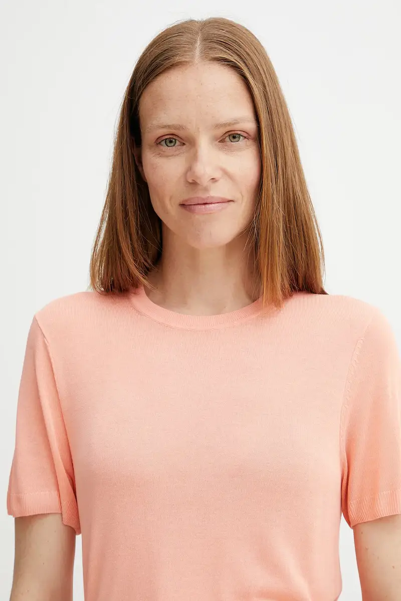 Calvin Klein T-shirt Donna Arancione 3120437 miniatura 4