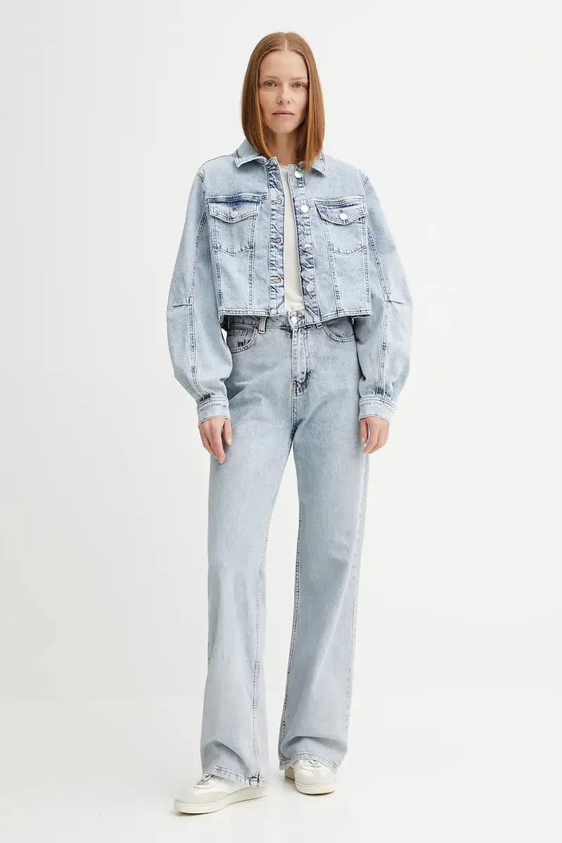 Calvin Klein T-shirt Donna Beige 3123400 miniatura 2