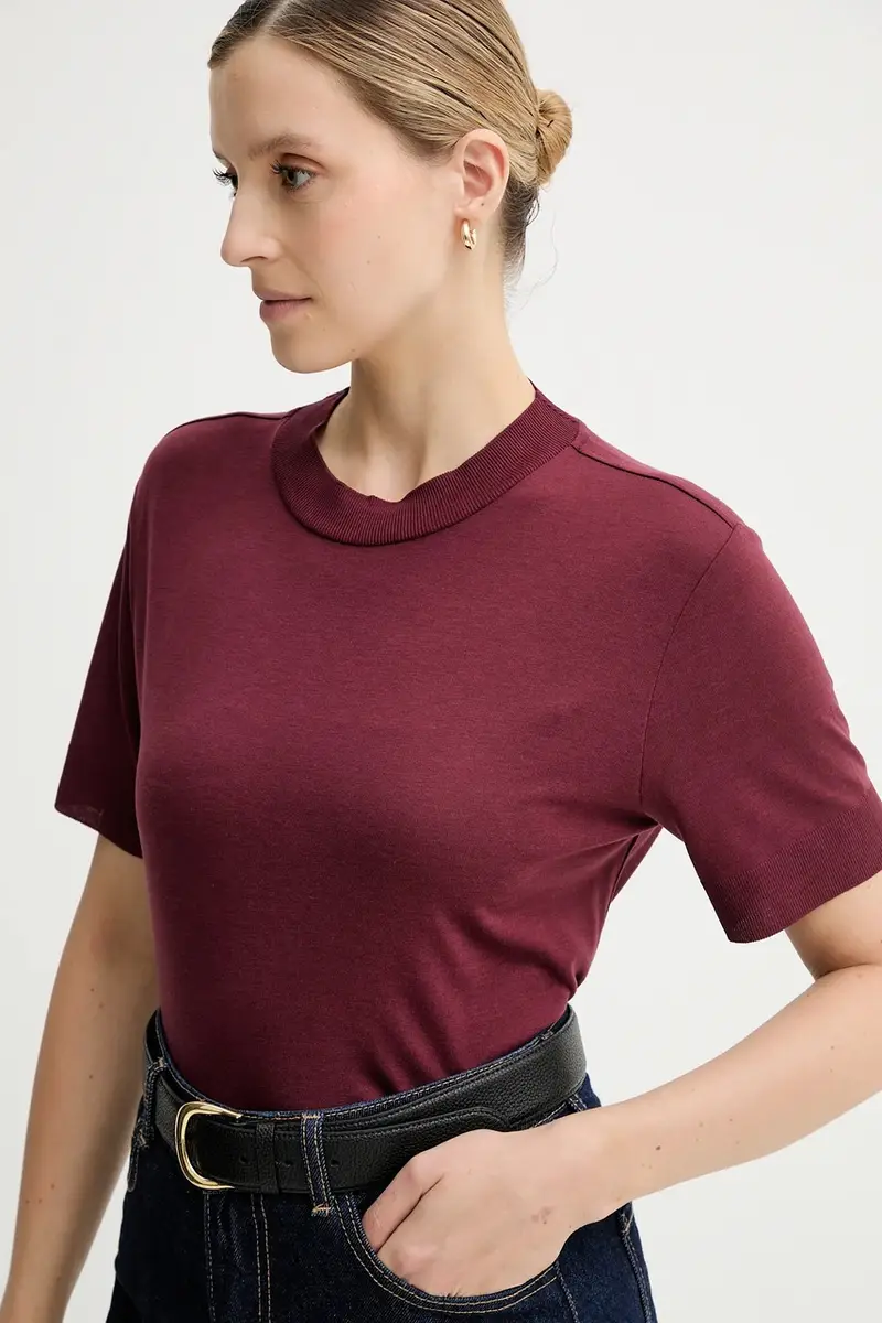 Calvin Klein T-shirt Donna Beige 3597200 miniatura 4