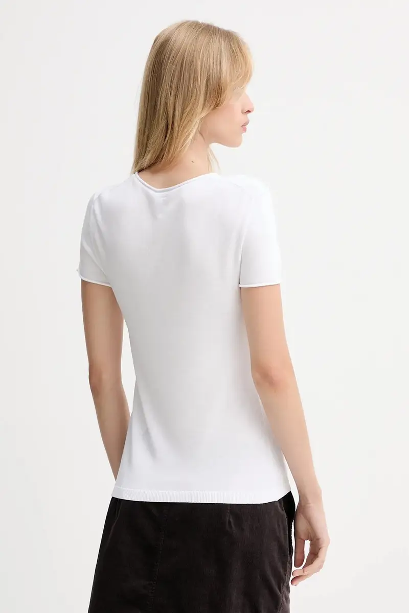 Calvin Klein T-shirt Donna Bianco 3577933 miniatura 3