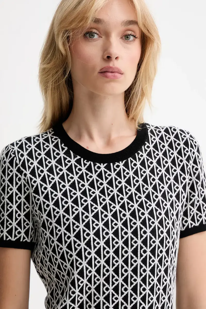 Calvin Klein T-shirt Donna Bianco 3577945 miniatura 4