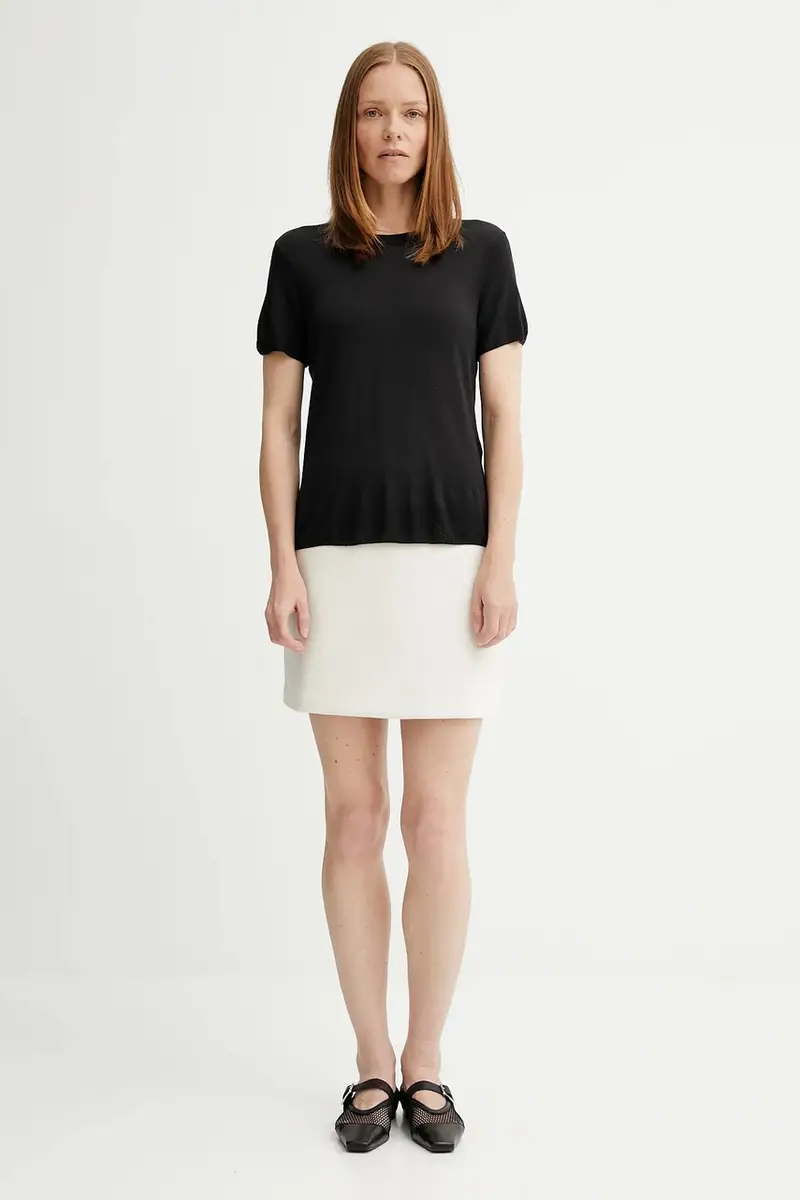 Calvin Klein T-shirt Donna Nero 3152174 miniatura 2