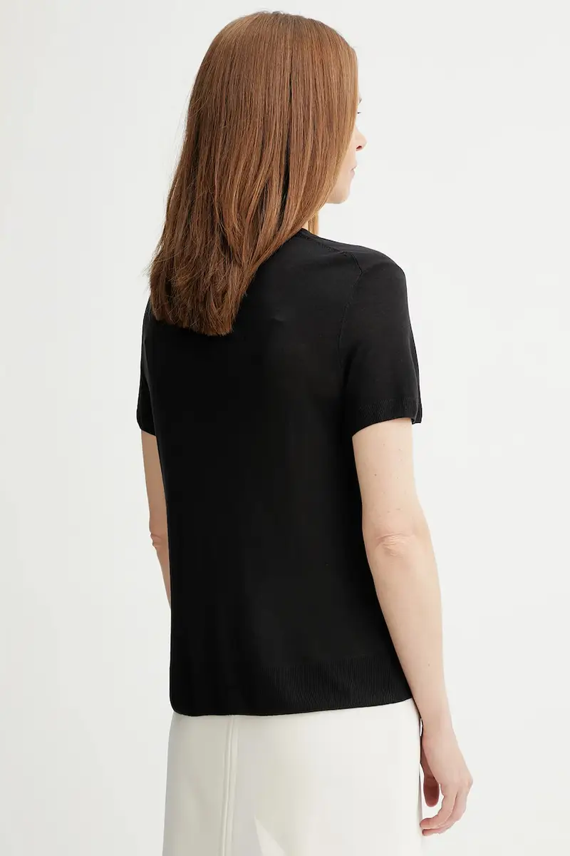 Calvin Klein T-shirt Donna Nero 3152174 miniatura 3