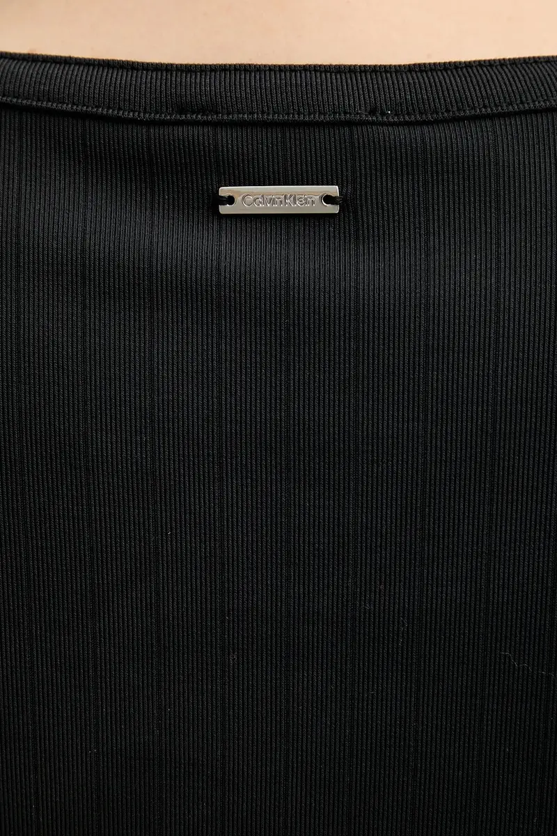 Calvin Klein T-shirt Donna Nero 3777812 miniatura 5