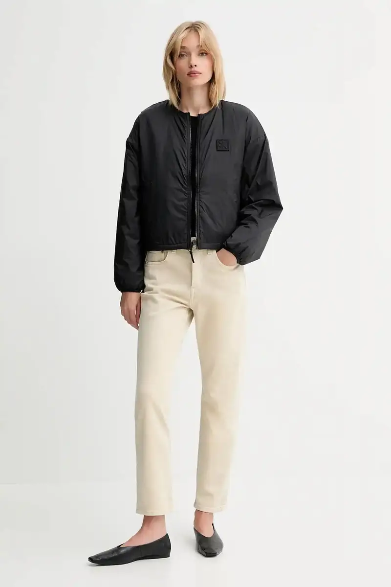 Calvin Klein T-shirt Donna Nero 3644739 miniatura 2