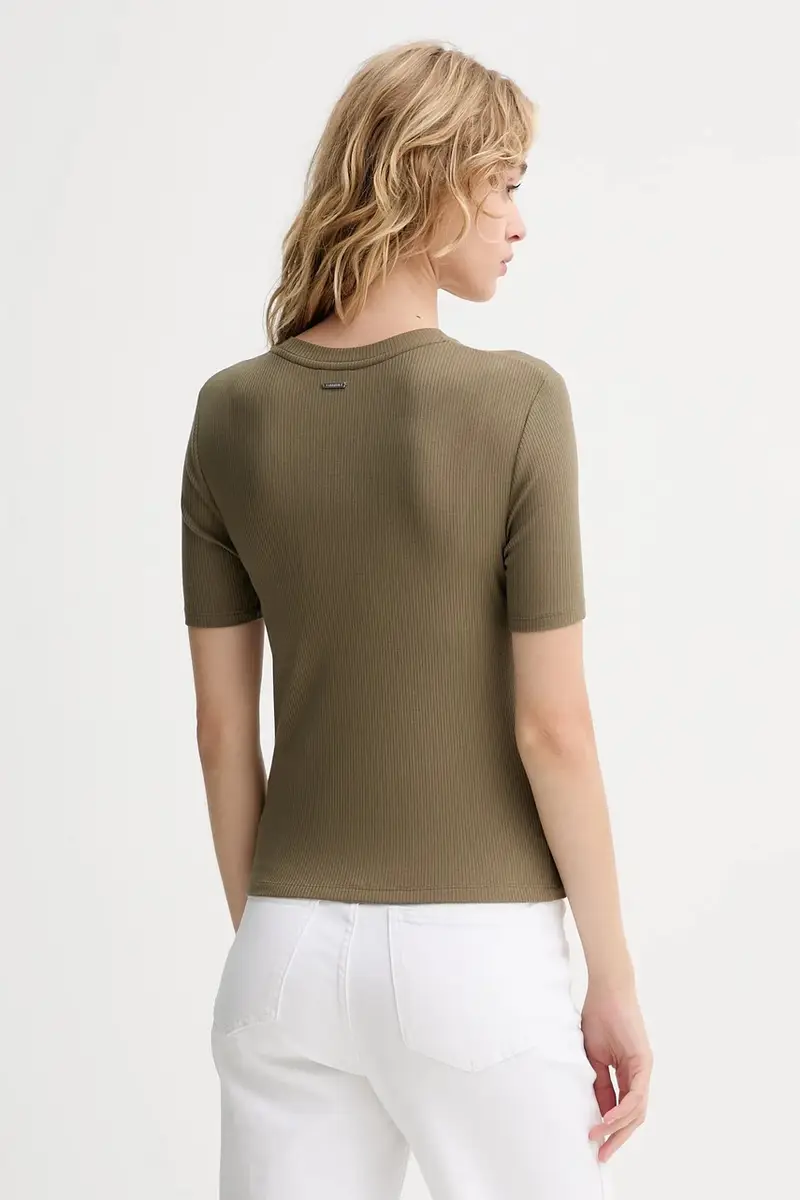 Calvin Klein T-shirt Donna Verde 3669657 miniatura 3