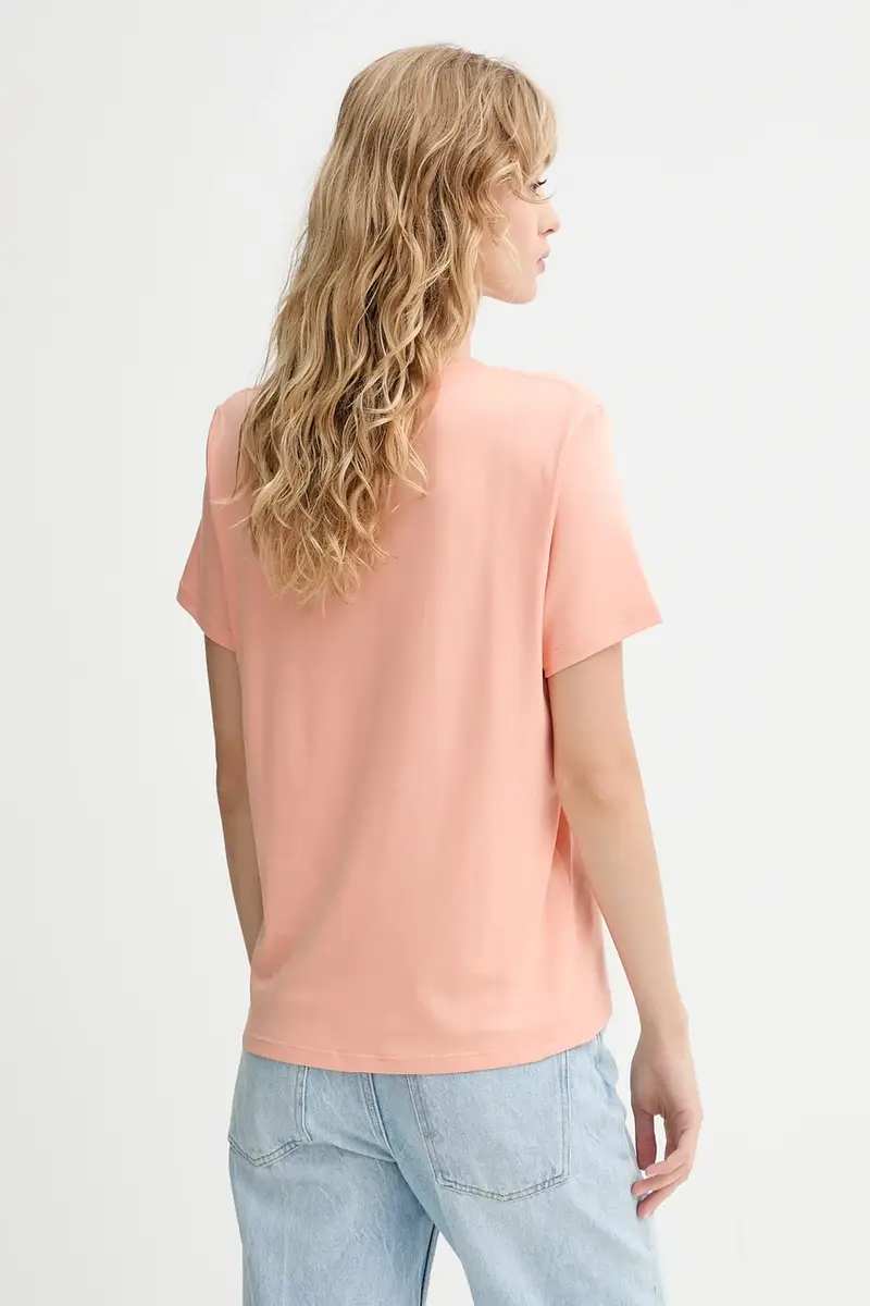 Calvin Klein T-shirt Donna Arancione 3567937 miniatura 3