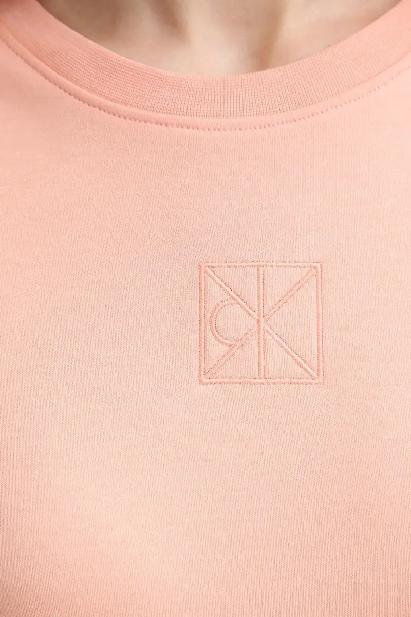 Calvin Klein T-shirt Donna Arancione 3567937 miniatura 5