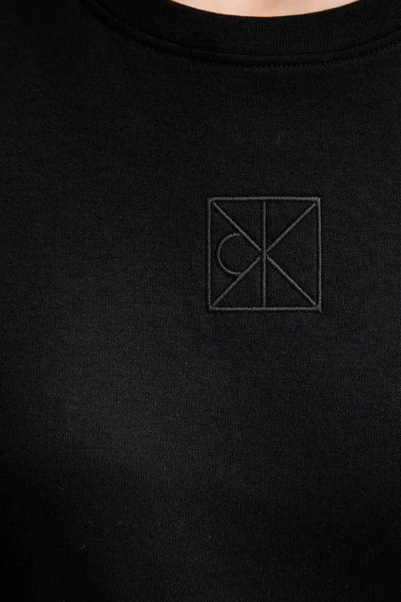 Calvin Klein T-shirt Donna Nero 3153295 miniatura 5