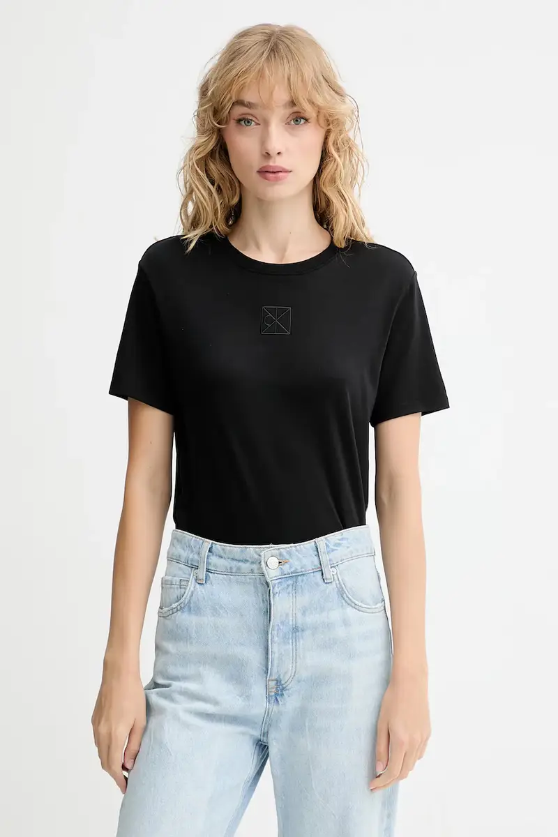 Calvin Klein T-shirt Donna Nero 3153295