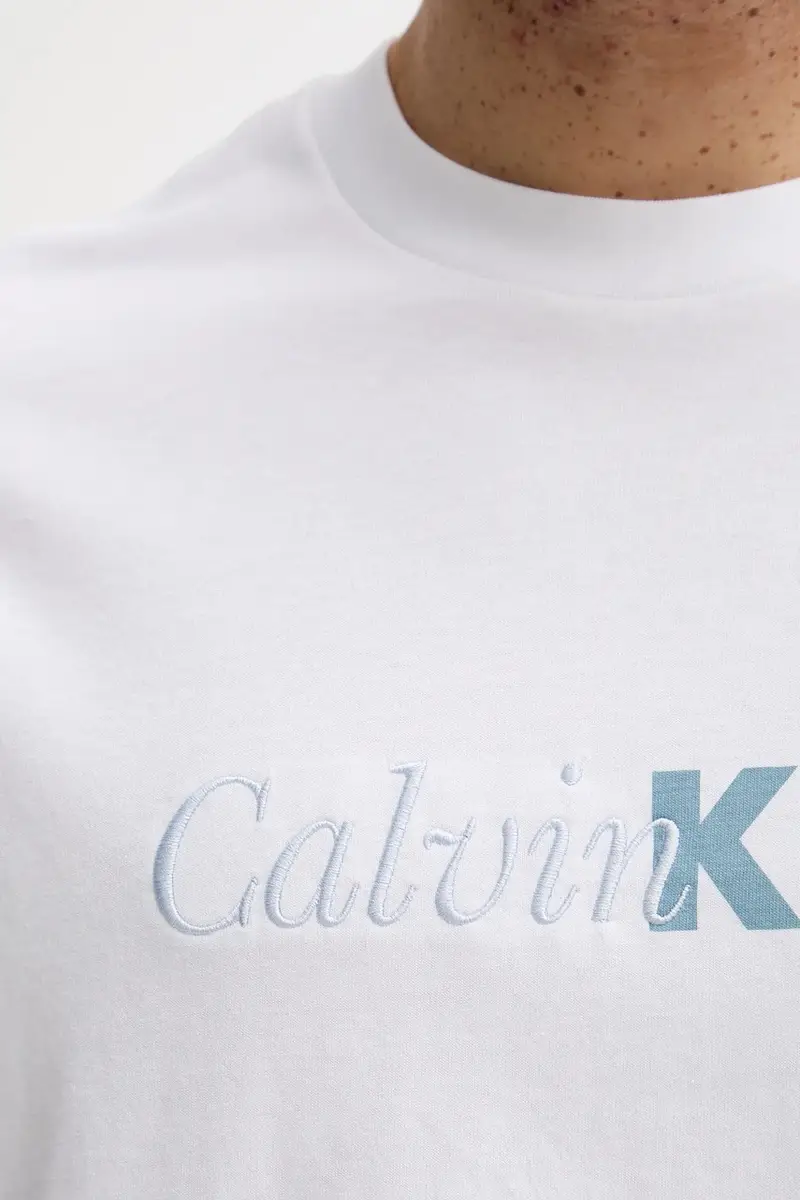 Calvin Klein T-shirt Uomo Bianco 3124969 miniatura 5