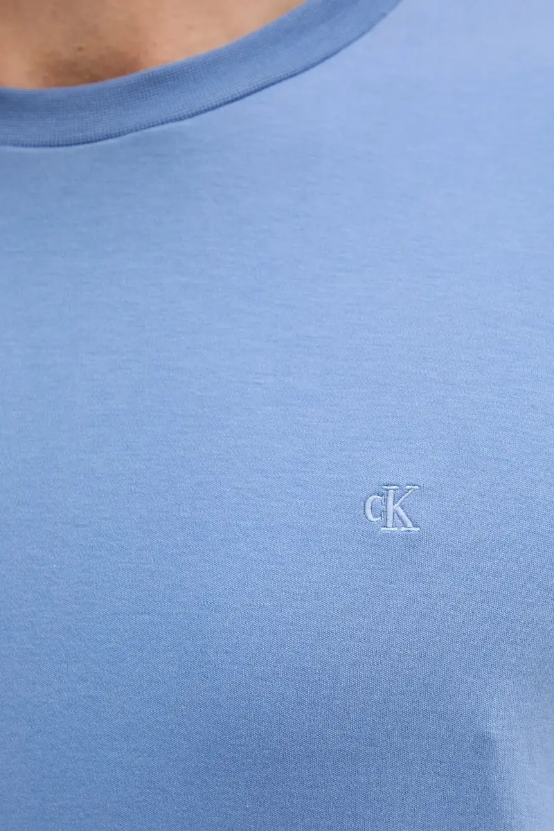 Calvin Klein T-shirt Uomo Blu 3313308 miniatura 4