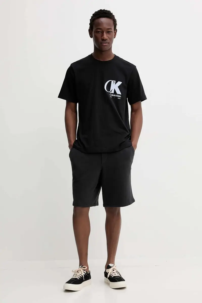 Calvin Klein T-shirt Uomo Nero 3646849 miniatura 2