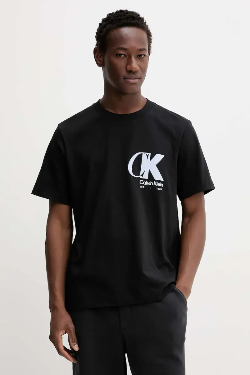 Calvin Klein T-shirt Uomo Nero 3646849
