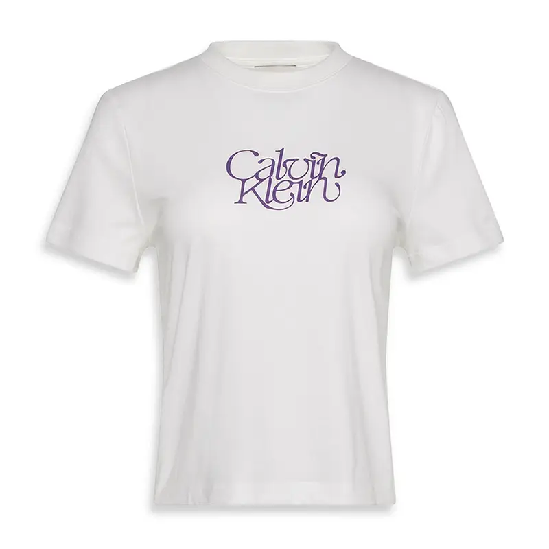 T-Shirt Logo Bianco Donna XS