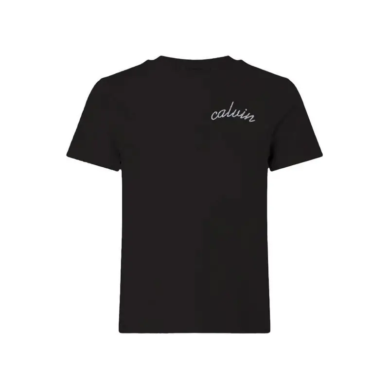 T-Shirt Logo Nero Donna S