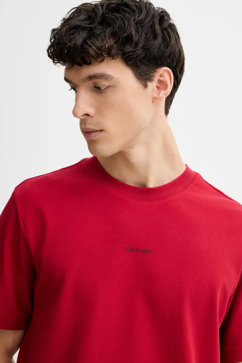 Calvin Klein T-shirt Rosso 3958115 miniatura 4