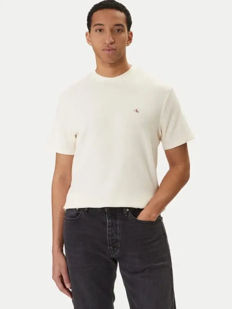 Calvin Klein T-shirt Uomo Beige 4369933