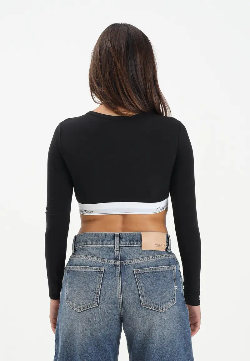 Calvin Klein Top Donna Nero 2910854 miniatura 3