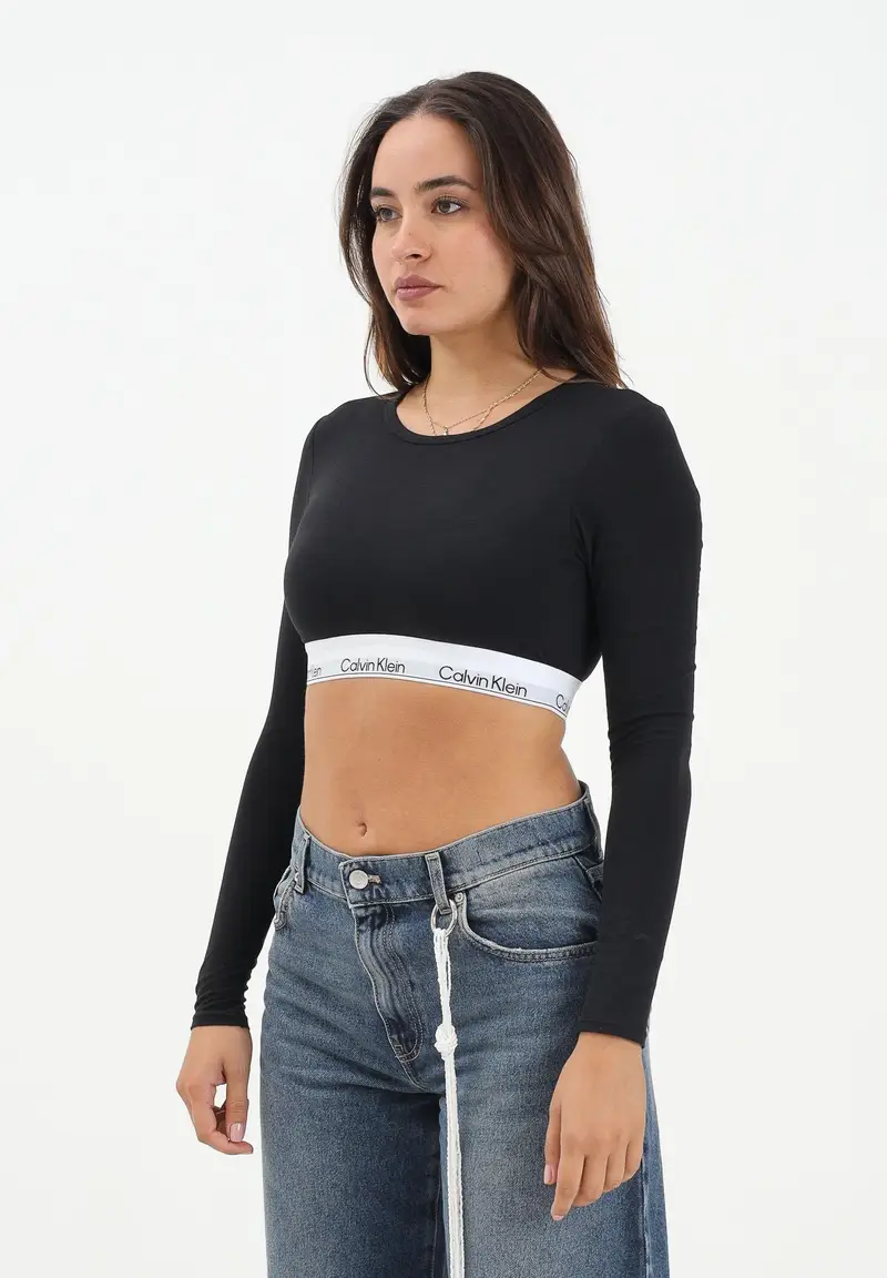 Calvin Klein Top Donna Nero 2910854