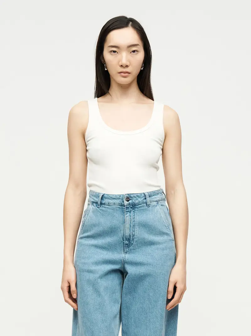 Calvin Klein Top Bianco 4256024 miniatura 2