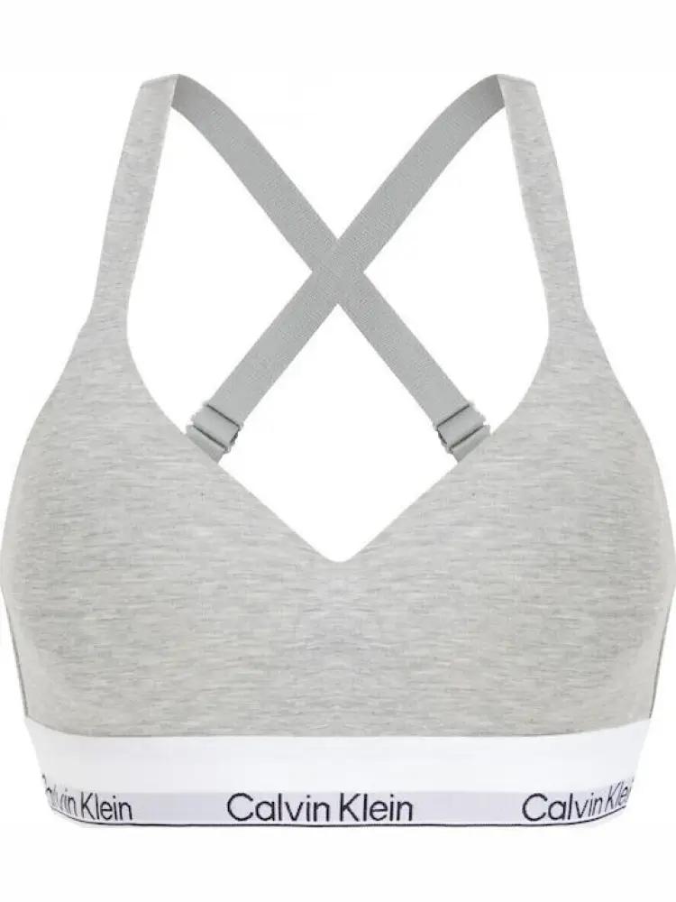 Calvin Klein Top Donna Grigio 2955017 miniatura 2