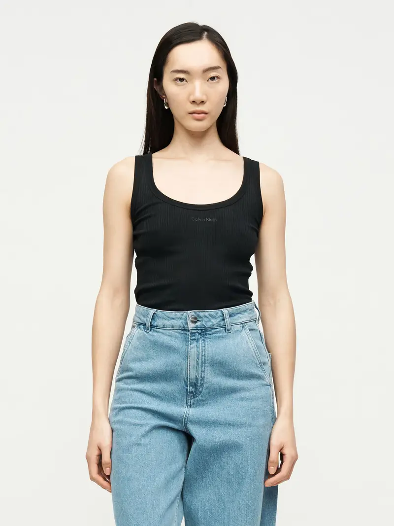 Calvin Klein Top Nero 4256324 miniatura 2